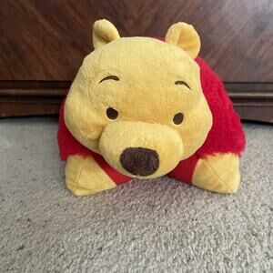 Vintage Pillow Pet Winnie The Pooh Pillow Pets Disney Great Red & Gold